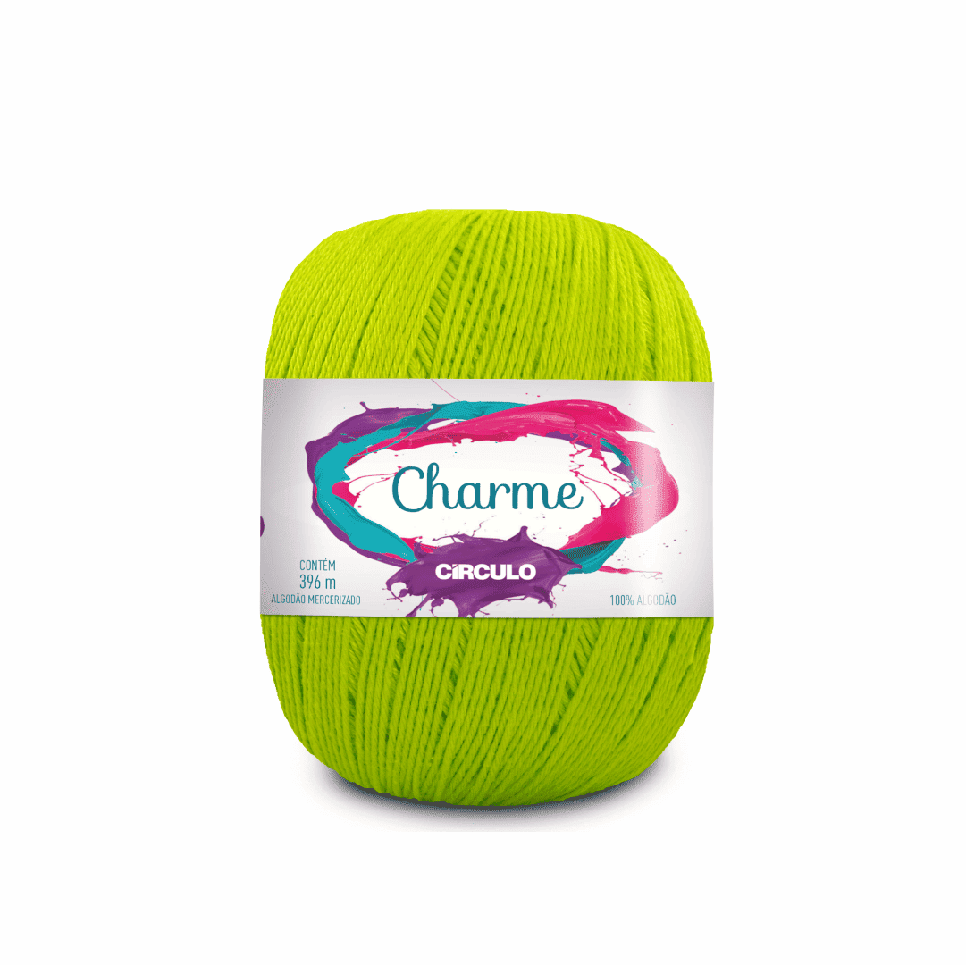 Linha Charme Circulo 396mts 5583 - Verde Limão - Ariel Malhas | Universo do Artesão
