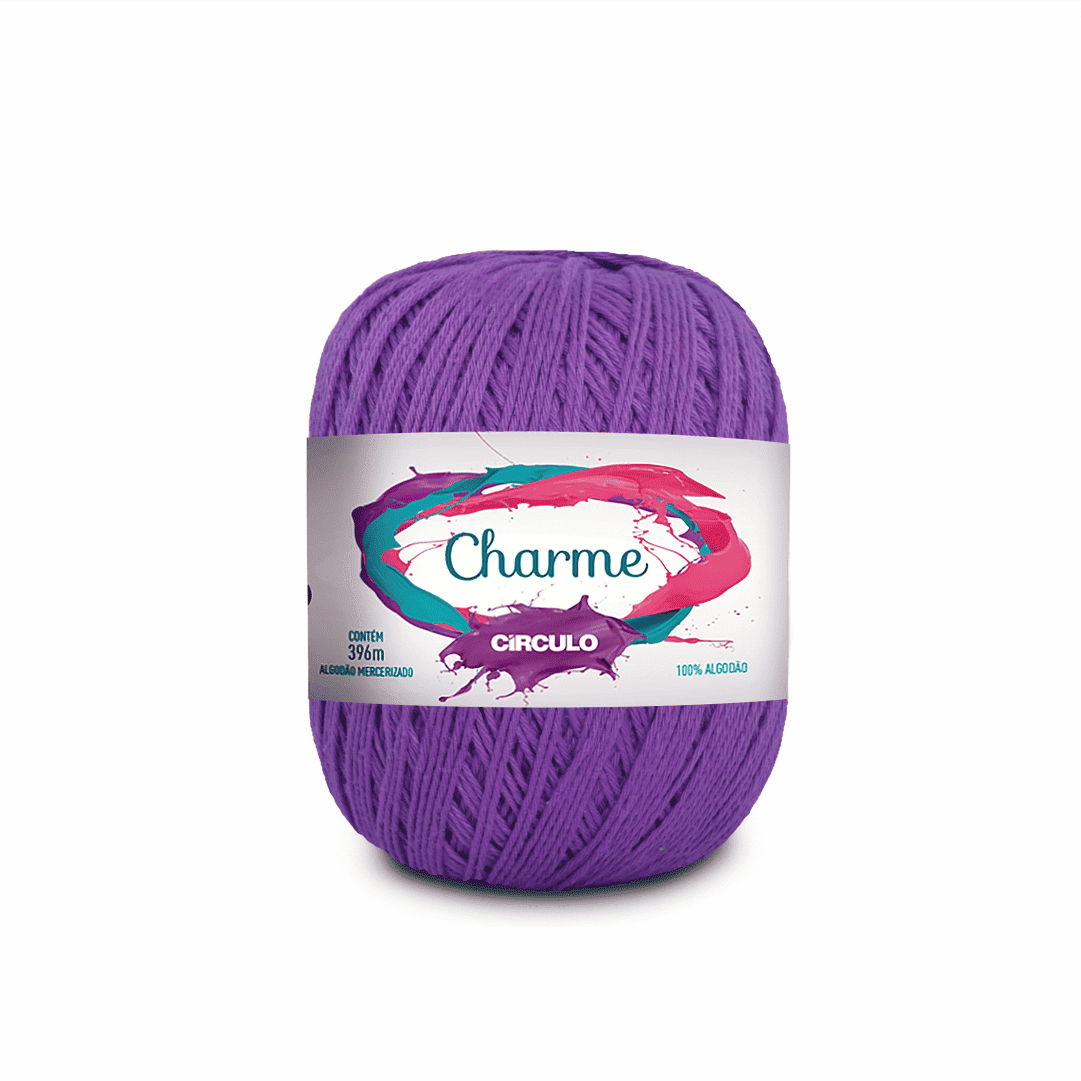 Linha Charme Circulo 396mts 6567 - Roxo Cítrico - Ariel Malhas | Universo do Artesão