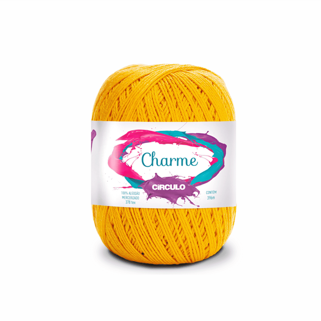 Linha Charme Circulo 396mts 7030 - Mostarda - Ariel Malhas | Universo do Artesão