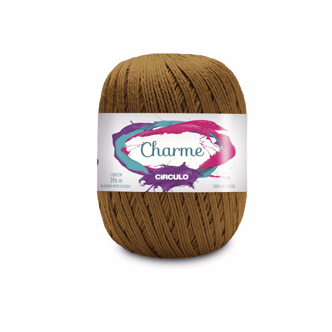 Linha Charme Circulo 396mts 7154 - Saibro - Ariel Malhas | Universo do Artesão