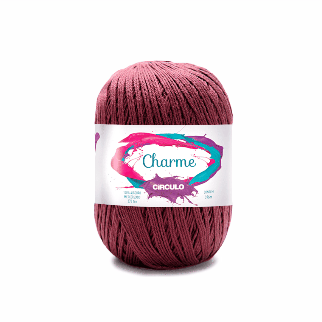 Linha Charme Circulo 396mts 7311 - Tabaco - Ariel Malhas | Universo do Artesão
