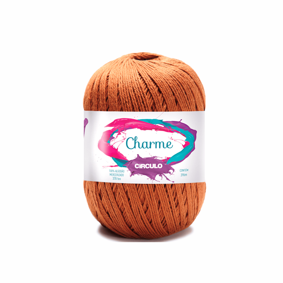 Linha Charme Circulo 396mts 7504 - Mogno - Ariel Malhas | Universo do Artesão