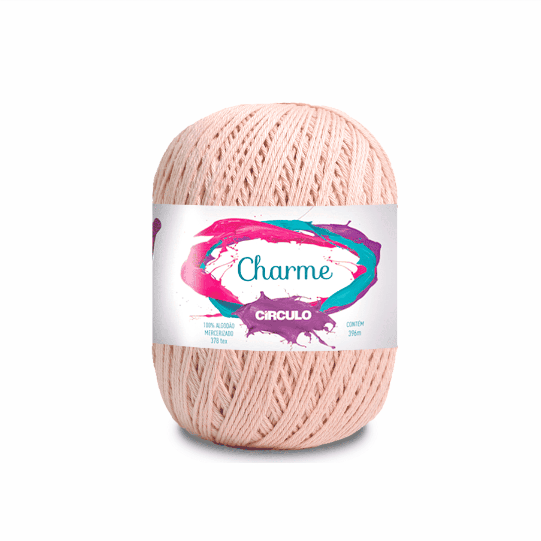 Linha Charme Circulo 396mts 7563 - Chantilly - Ariel Malhas | Universo do Artesão