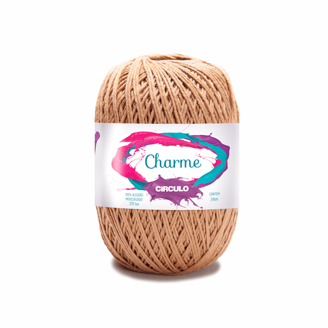 Linha Charme Circulo 396mts 7625 - Castanho - Ariel Malhas | Universo do Artesão