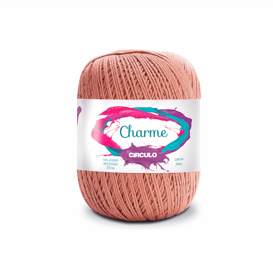 Linha Charme Circulo 396mts 7713 - Lenha - Ariel Malhas | Universo do Artesão