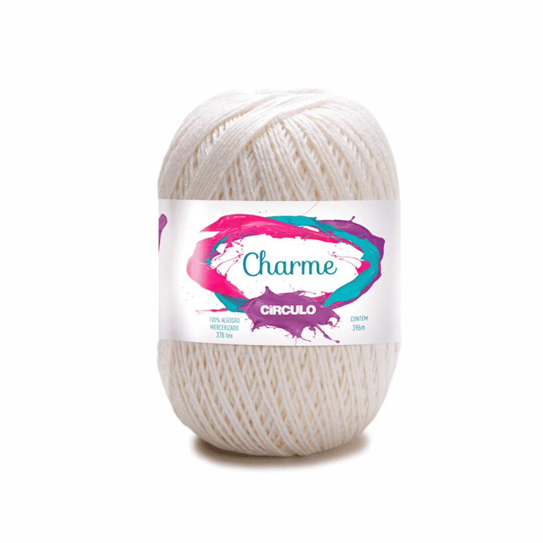 Linha Charme Circulo 396mts 8176 - Off White - Ariel Malhas | Universo do Artesão