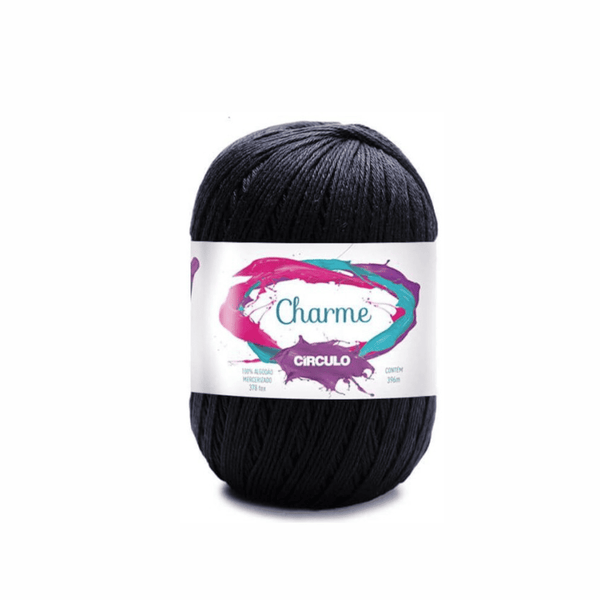 Linha Charme Circulo 396mts 8990 - Preto