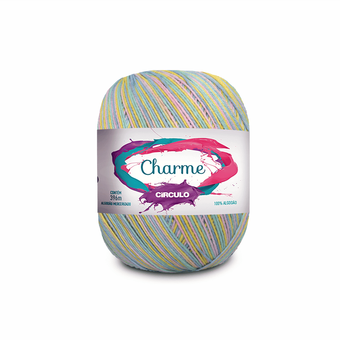 Linha Charme Circulo 396mts 9337 - Marshmallow - Ariel Malhas | Universo do Artesão