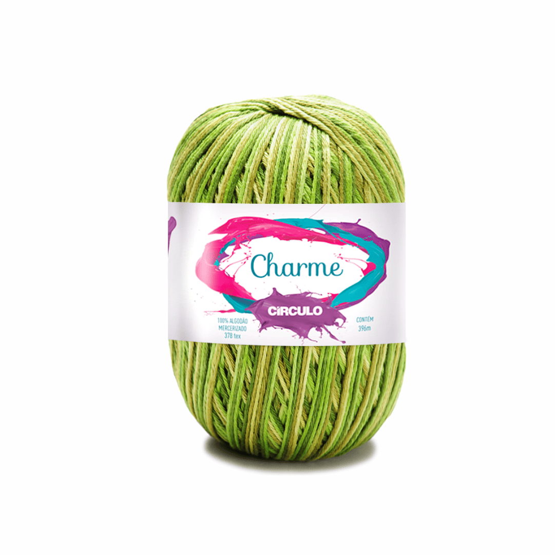 Linha Charme Circulo 396mts 9392 - Folha - Ariel Malhas | Universo do Artesão
