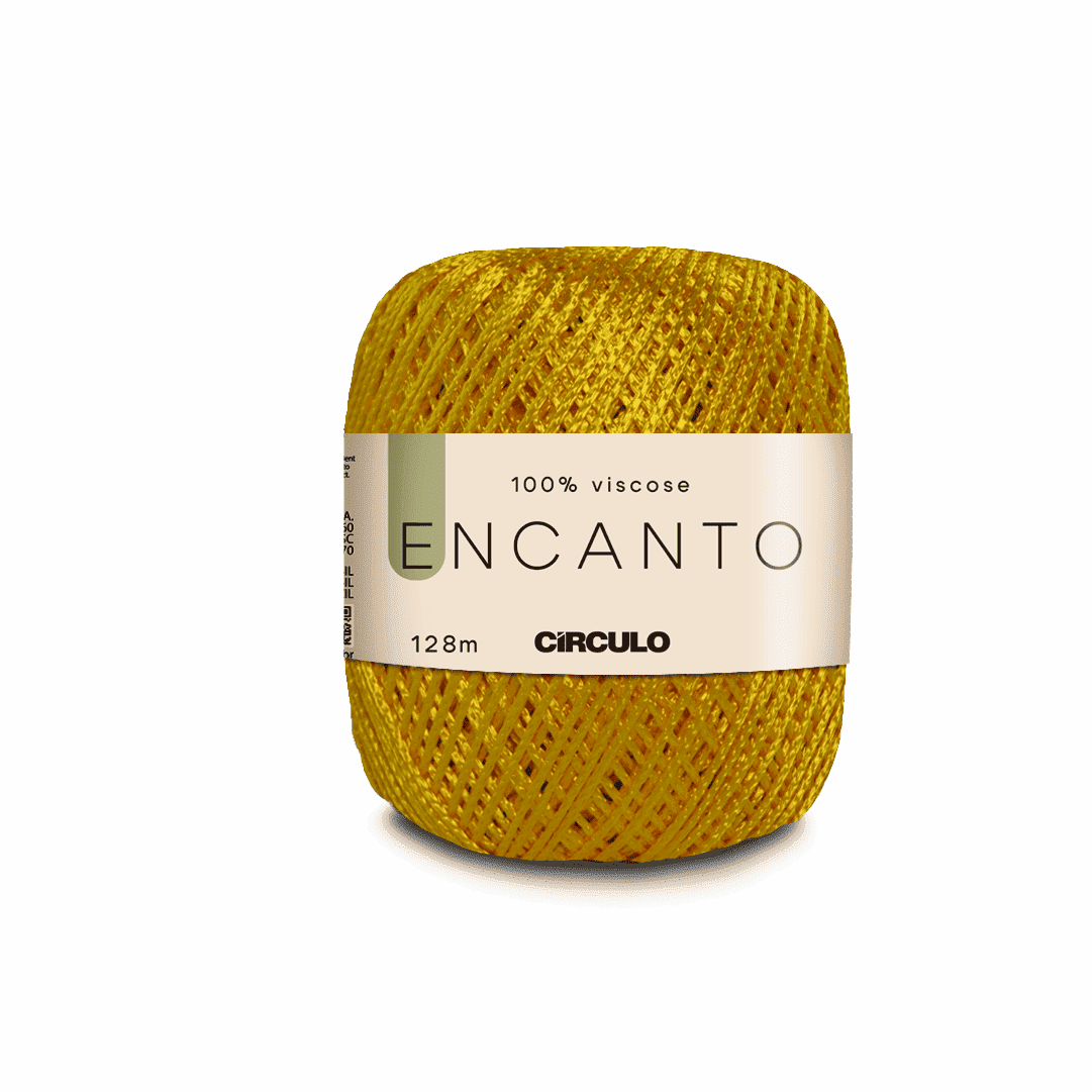 Linha Encanto Capim Dourado - 1013 Circulo 128mts - Ariel Malhas | Universo do Artesão