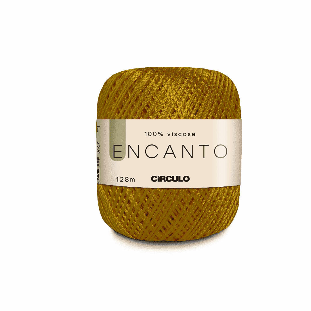 Linha Encanto Ouro Velho - 7326 Circulo 128mts - Ariel Malhas | Universo do Artesão