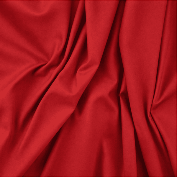 Tecido Tricoline Liso Vermelho