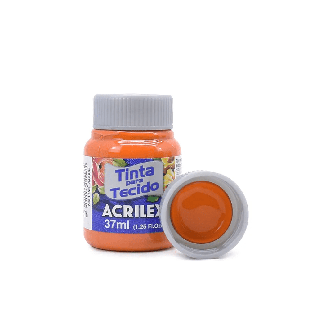 Tinta para Tecido Acrilex Fosca 37ml - Ariel Malhas | Universo do Artesão