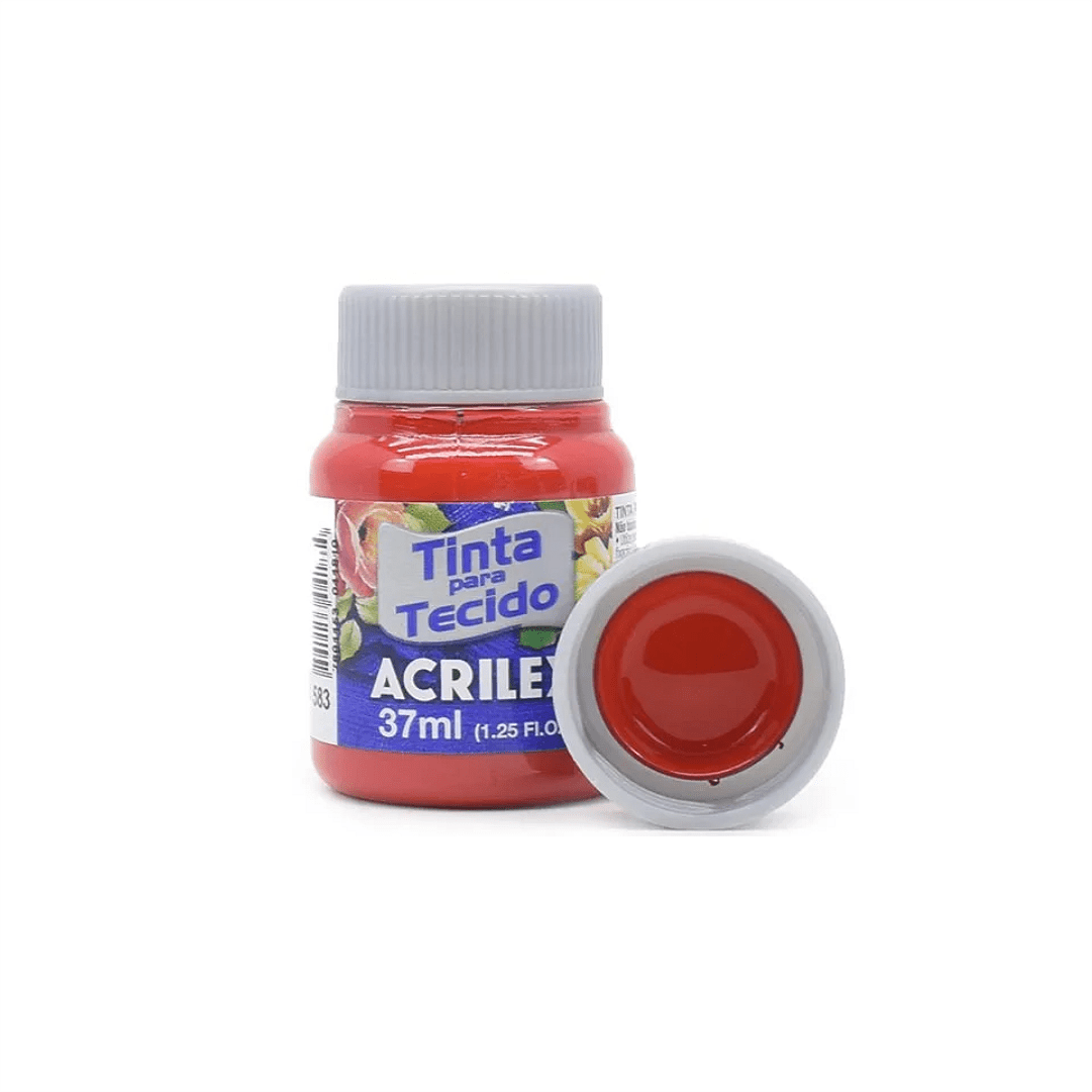 Tinta para Tecido Acrilex Fosca 37ml - Ariel Malhas | Universo do Artesão
