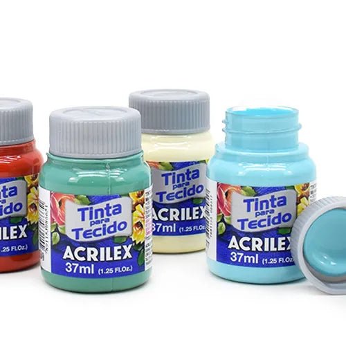 Tinta para Tecido Acrilex Fosca 37ml - Ariel Malhas | Universo do Artesão