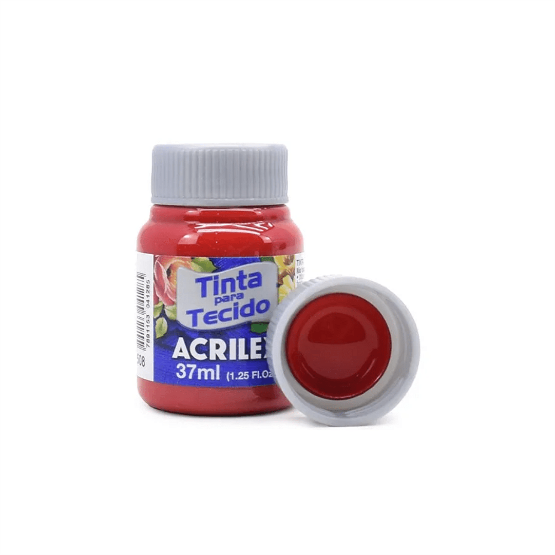 Tinta para Tecido Acrilex Fosca 37ml - Ariel Malhas | Universo do Artesão