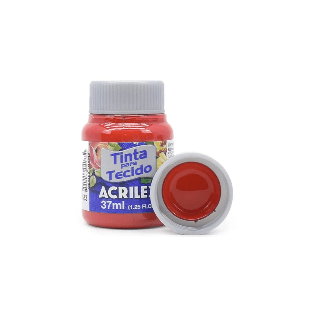 Tinta para Tecido Acrilex Fosca 37ml - Ariel Malhas | Universo do Artesão