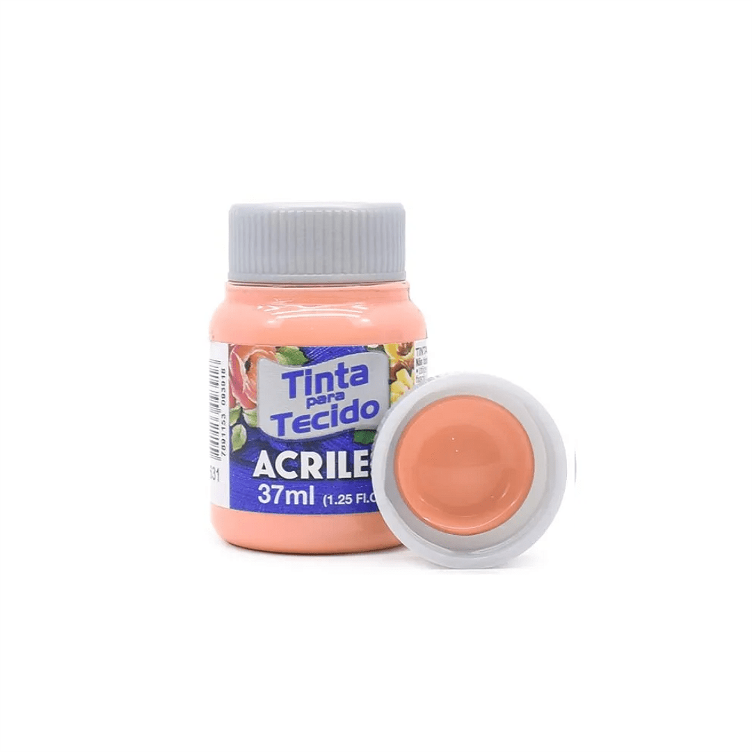 Tinta para Tecido Acrilex Fosca 37ml - Ariel Malhas | Universo do Artesão