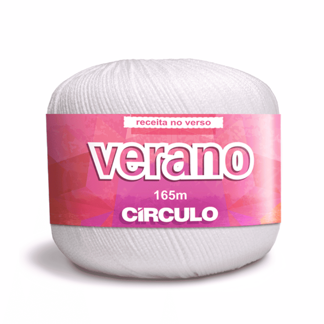 Verano Branco 8001 Circulo - Ariel Malhas | Universo do Artesão