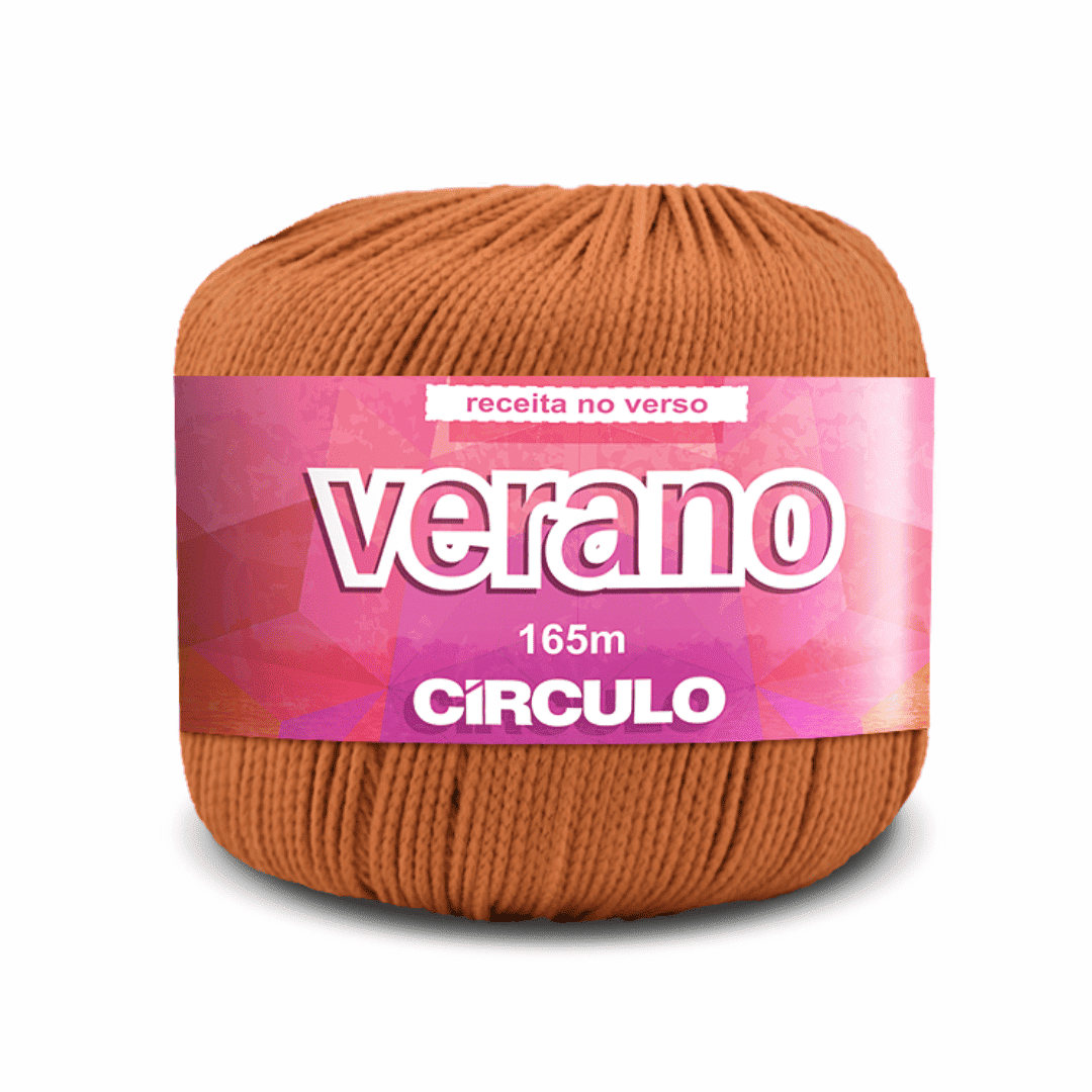 Verano Caramelo 7370 Circulo - Ariel Malhas | Universo do Artesão