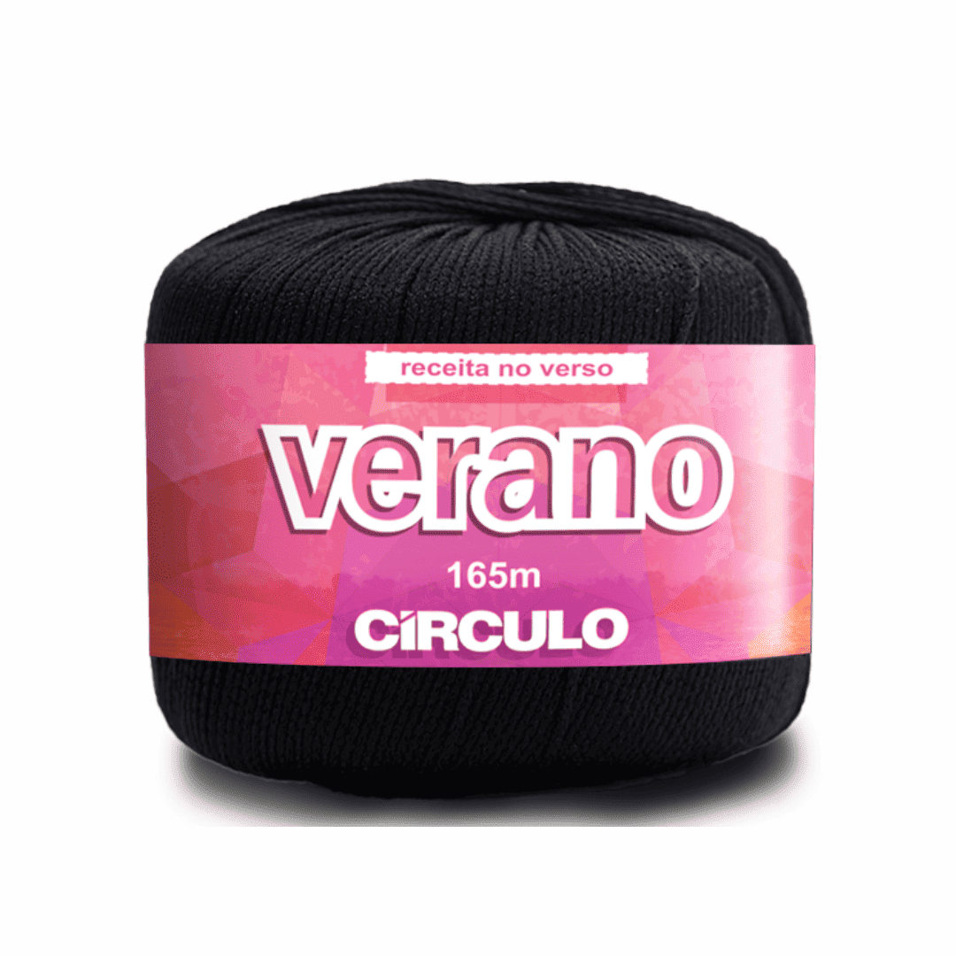 Verano Preto 610 Circulo - Ariel Malhas | Universo do Artesão