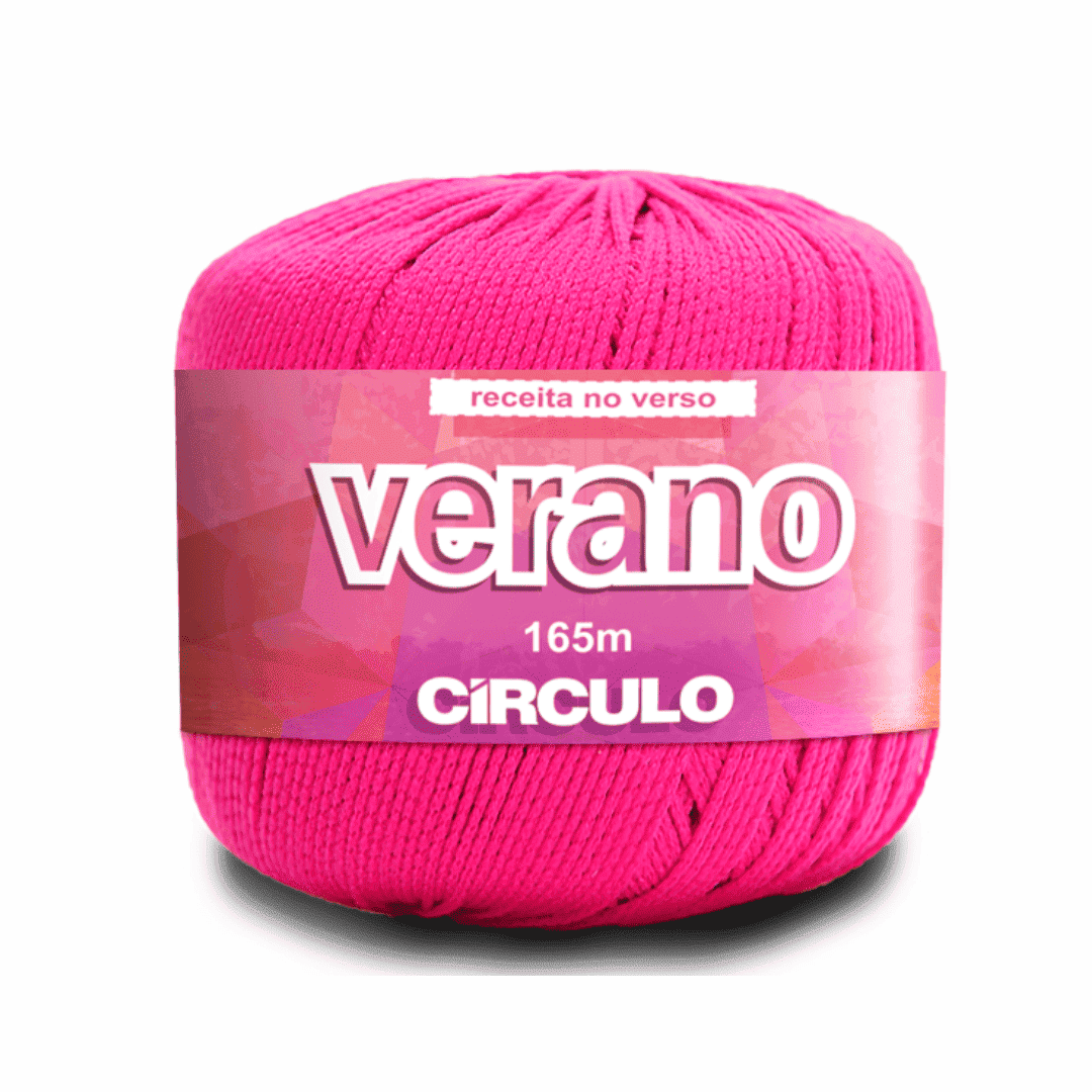 Verano Rosa Choque 6115 Circulo - Ariel Malhas | Universo do Artesão